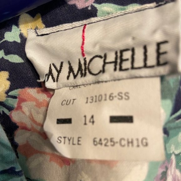 Vintage My Michele flowered girl's dress - Picture 3 of 3